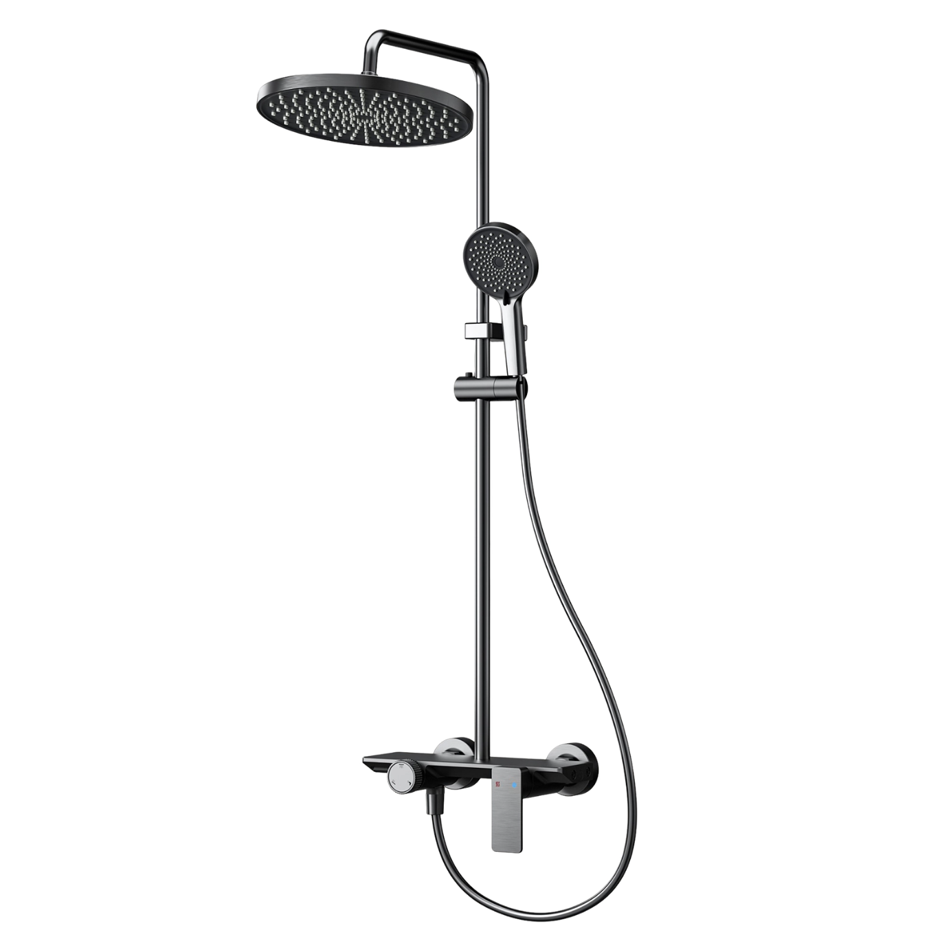 Ensemble de douche 253mm avec pommeau de pluie haute pression