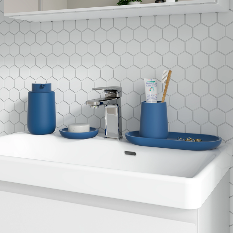 6 Accessoires de salle de bain - BLEU BLOCK - SENSEA miniature 7
