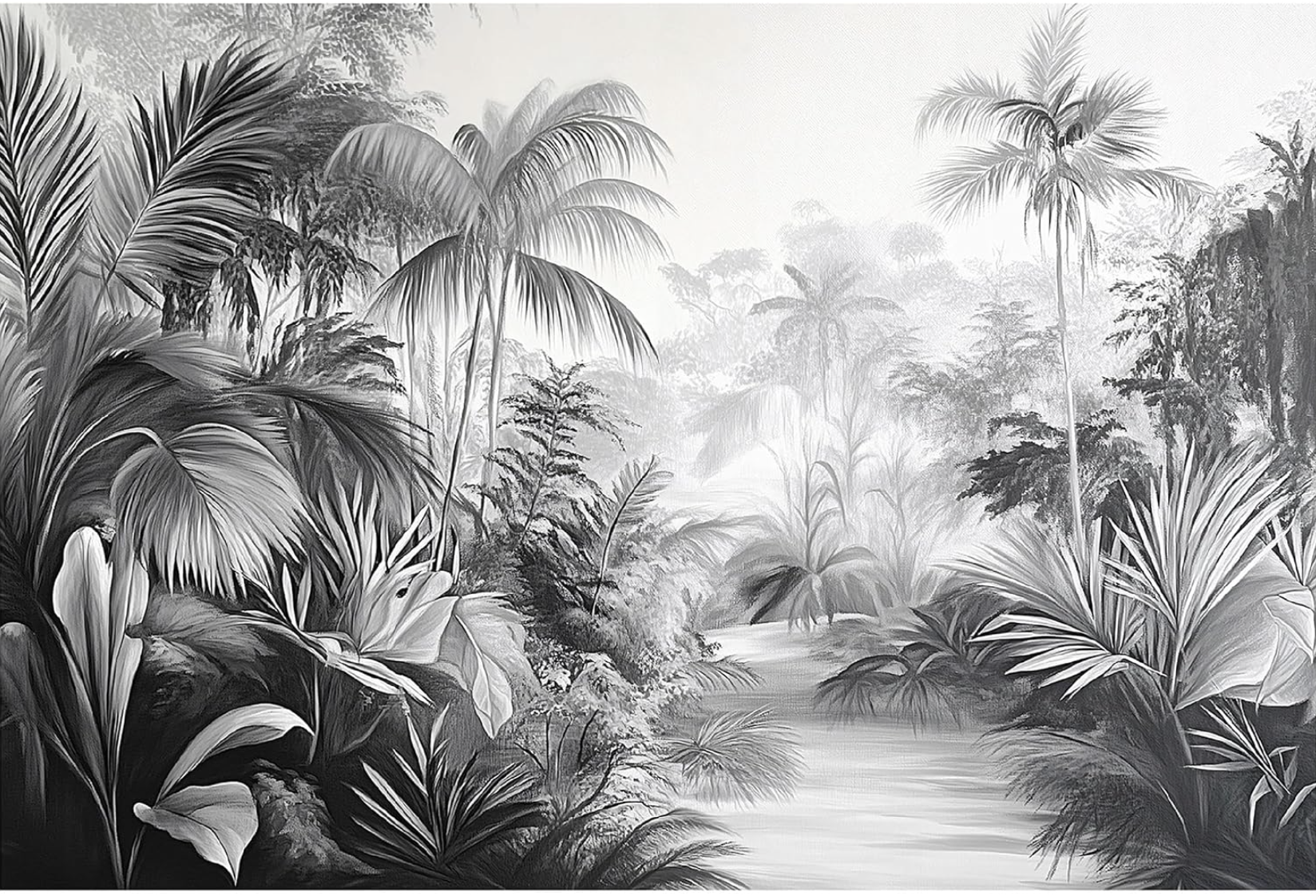 Papier peint photo intissé, Forêt, 350x250cm | Papier peint intissé de haute qualité, pour salon et chambre, revêtement mural, papier peint effet