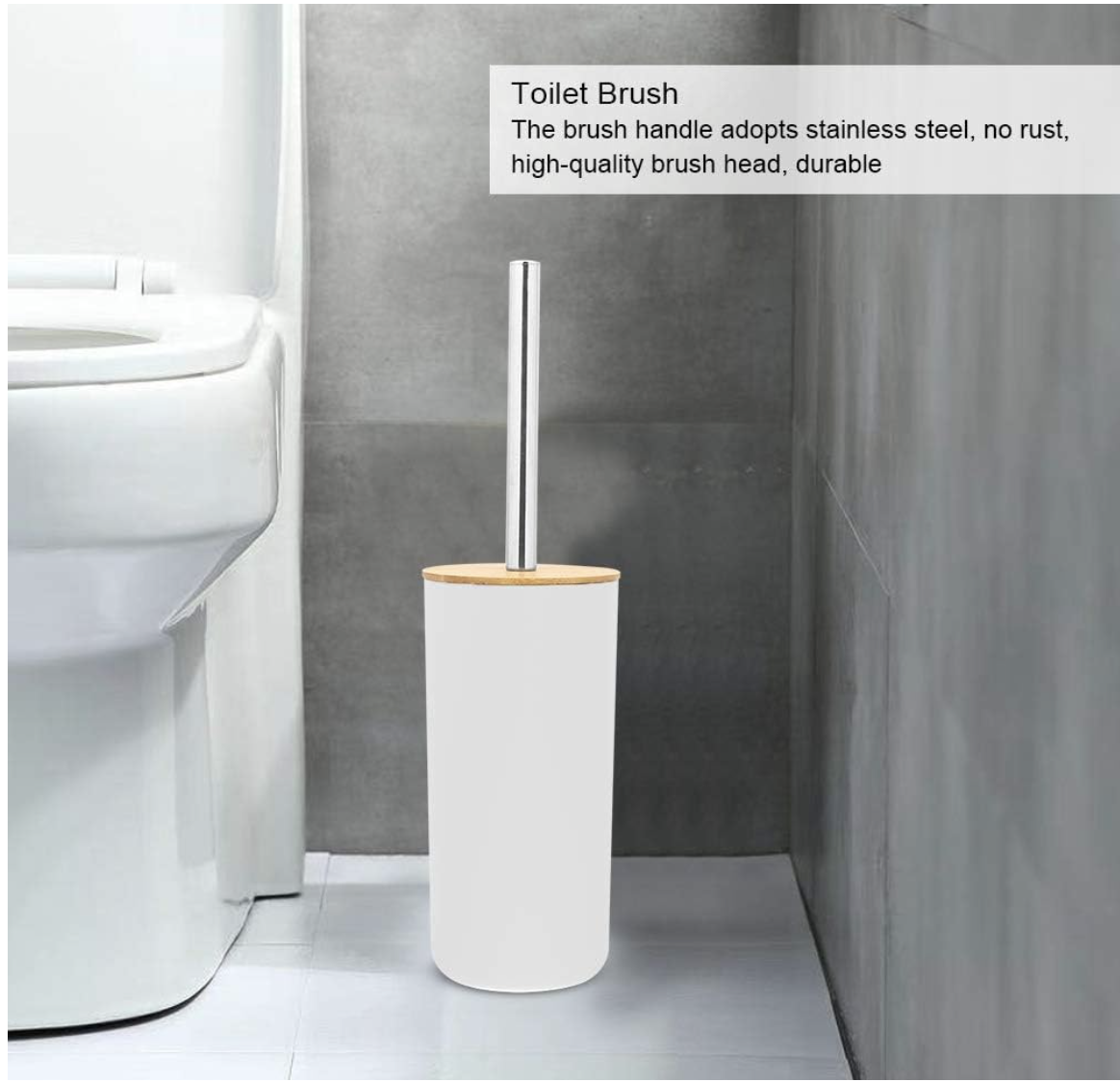 Accessoires de salle de bain Supports de coffrets de rangement, ensemble d'outils de toilette de salle de bain 6Pcs, poubelle Lotion Bouteille Plateau miniature 3