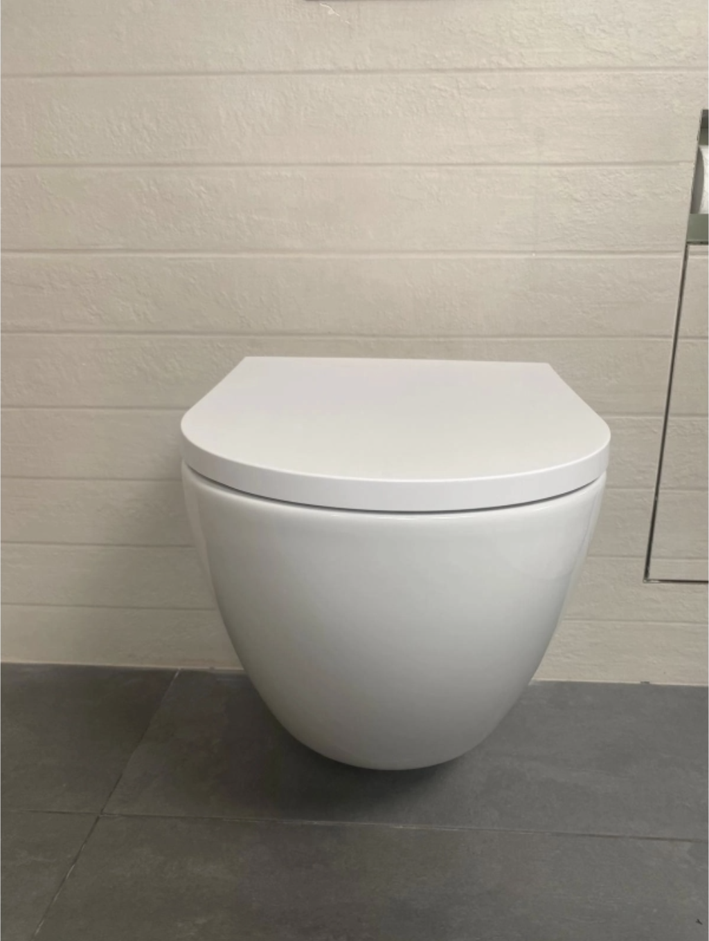 Bâti-support GEBERIT Duofix pack réservoir encastrable et plaque DELTA 01 Blanc BR avec WC suspendu ROUND SMART Blanc miniature 7