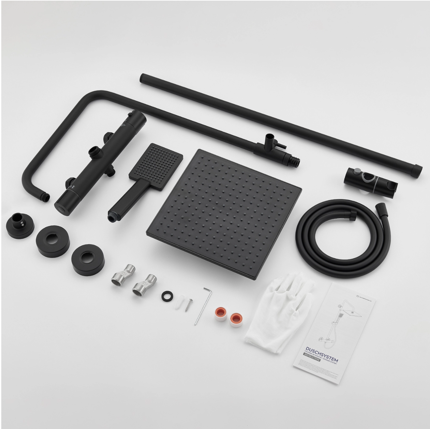 Auralum max Colonne Douche Thermostatique avec Robinet Anti-brûlure,Pomme Douche miniature 4