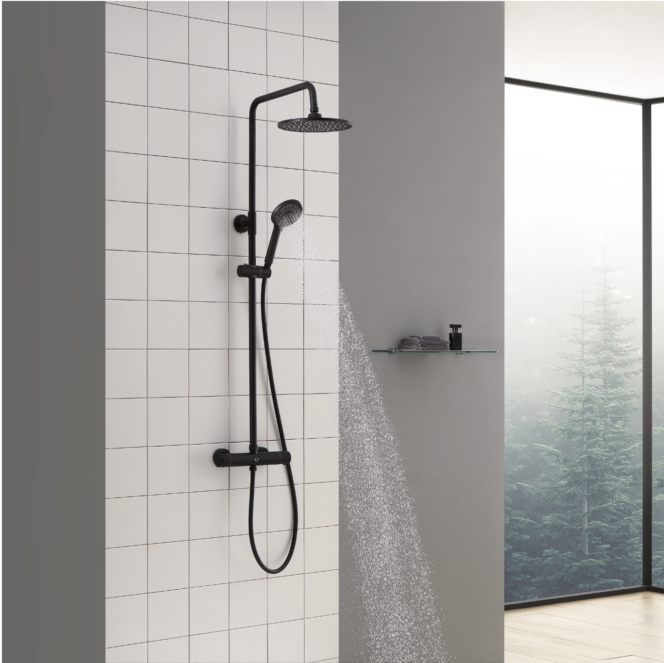 Colonne de douche thermostatique miniature 6